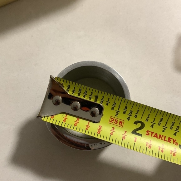 𝅺POTTERY Barn Placecard Napkin Rings Silver Tone- like new- set of 4 - Picture 8 of 11